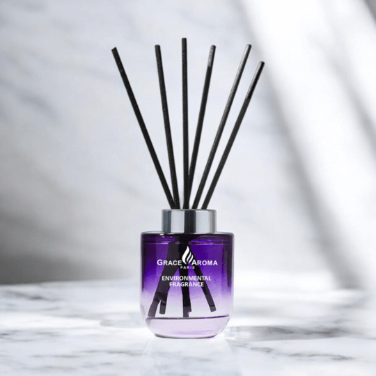 reed diffuser set purple